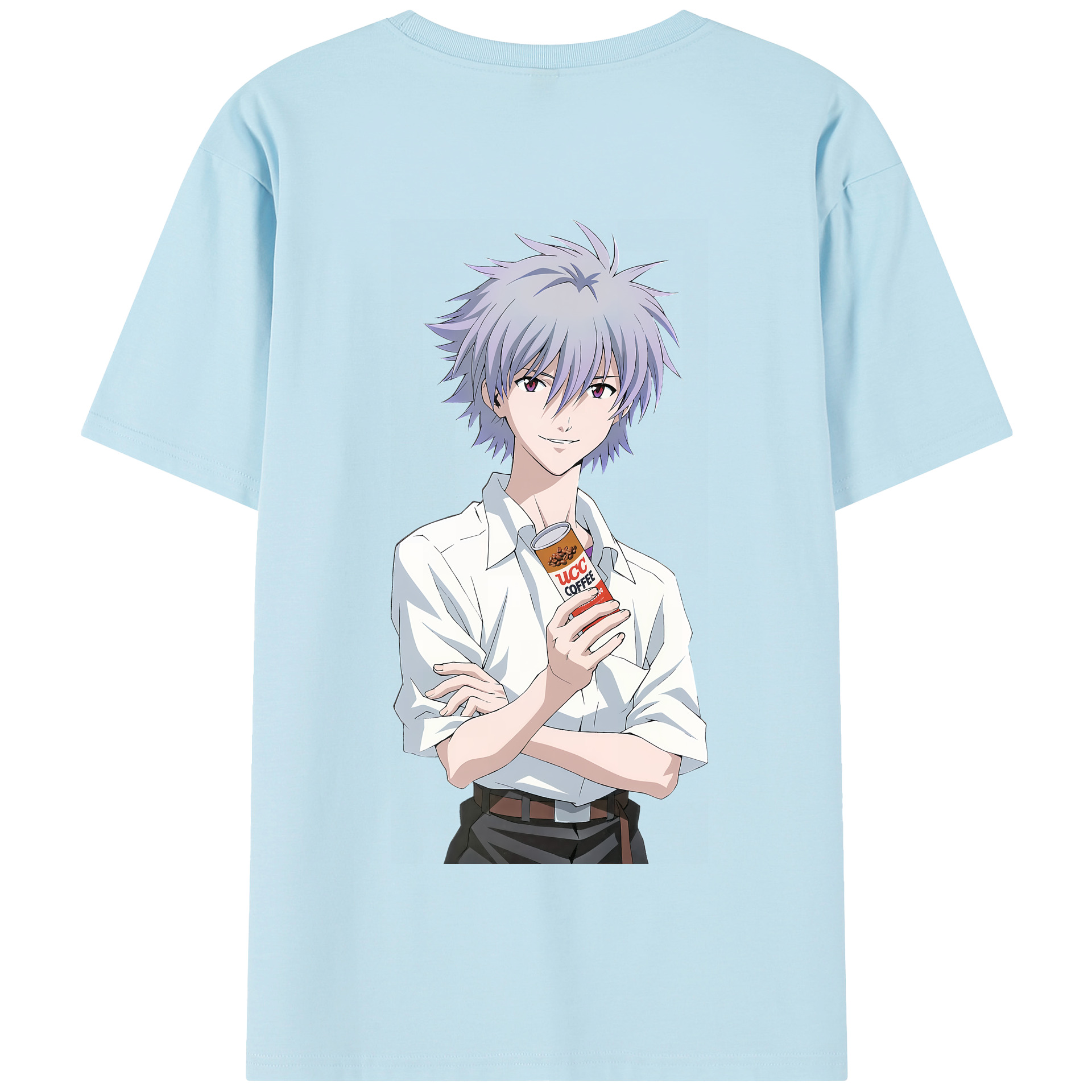 （画像用） EVA 新世紀エヴァンゲリオン 綿100％半袖Tシャツ（背面プリント）